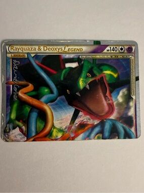Pokemon Rayquaza & Deoxys Legend (Bottom) 90/90 Undaunted - Pokemon Card - LP